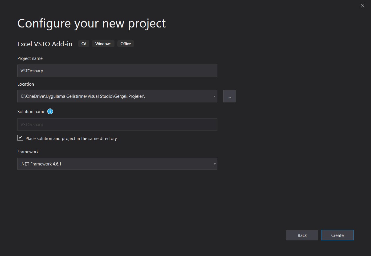 new project