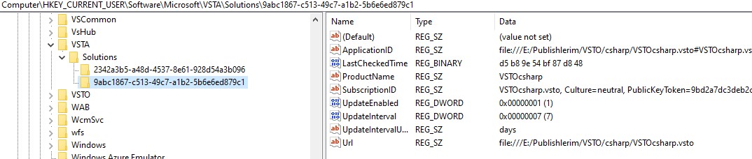 registry